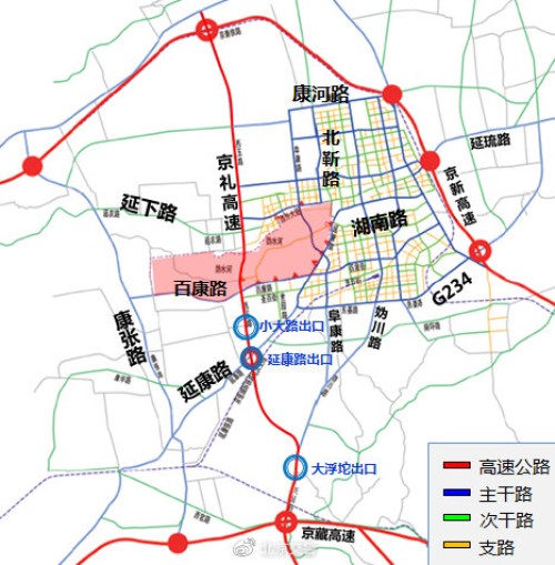 2019五一北京交通易堵道路、事故高发点段及安全提示