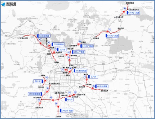 2019五一北京交通易堵道路、事故高发点段及安全提示