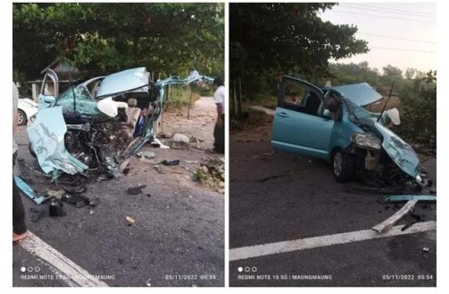 仰光-毛淡棉公路又现交通事故，一女子不幸罹难