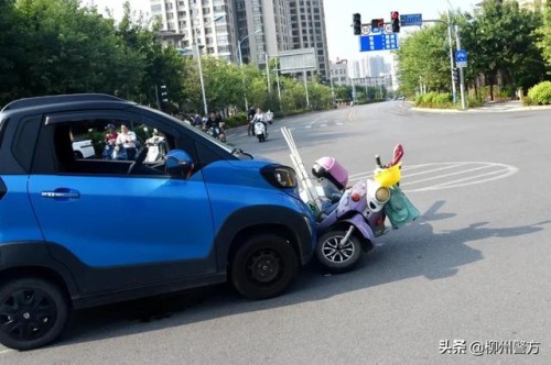 寻找目击证人！ 柳州发生一起交通事故，交警全城征集线索！
