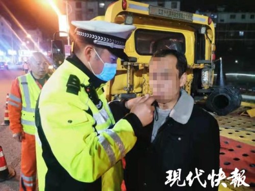 刚喝完酒就开车，男子严重醉驾被查获