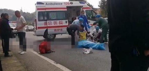 痛心！突发车祸女孩不幸当场身亡 车辆挡风玻璃撞出窟窿