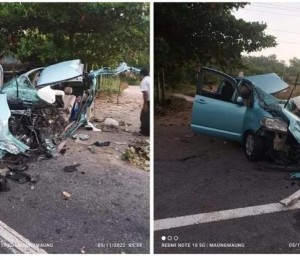仰光-毛淡棉公路又现交通事故，一女子不幸罹难