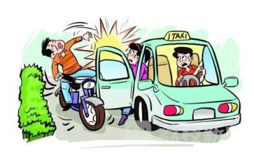 下出租车开门撞人,谁该担责?南京宣判一停车引发的交通事故案件